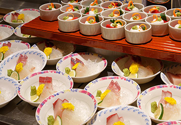 夕食ビュッフェ